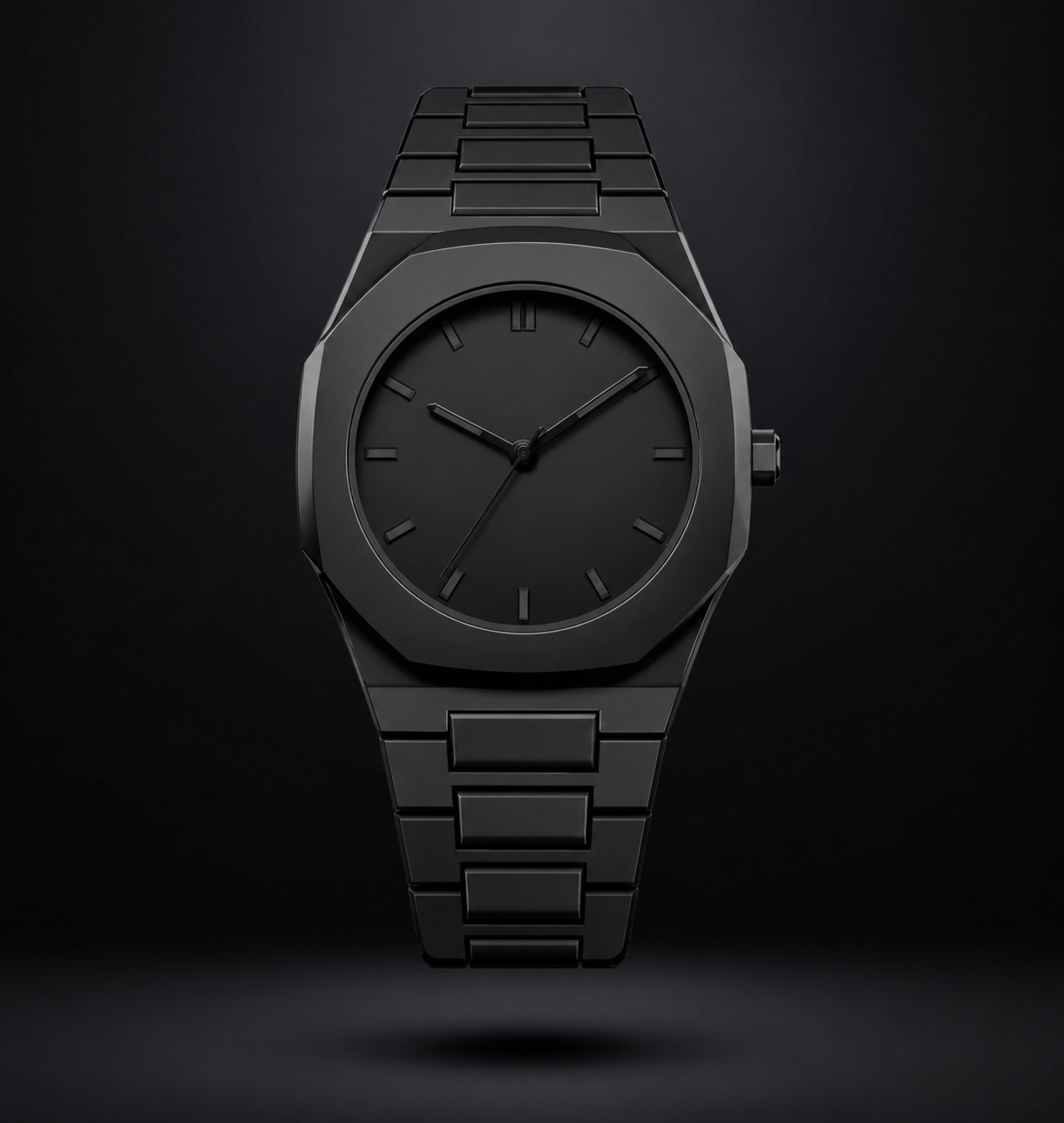 YORU — Montre Octogonale Noire