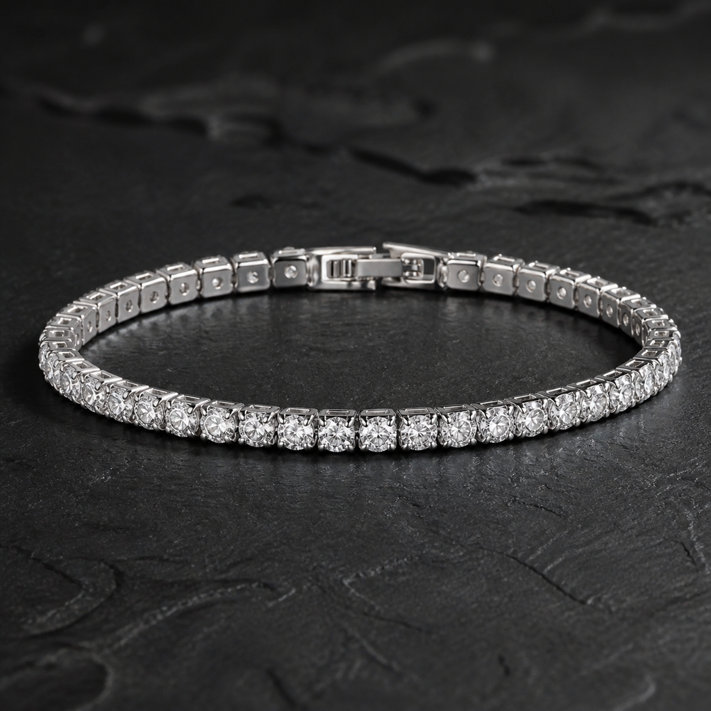 SHIZUKU — Bracelet Tennis Argent 925