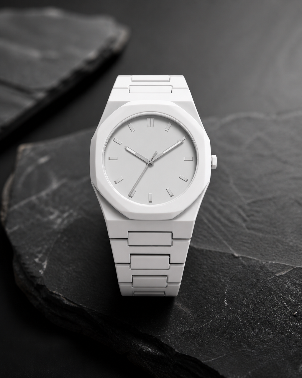 YORU — Montre Octogonale Noire