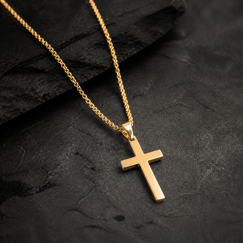 JUJIKA — Collier Croix Chaîne Serpent