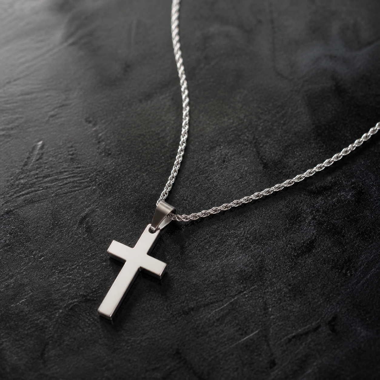 JUJIKA — Collier Croix Chaîne Serpent