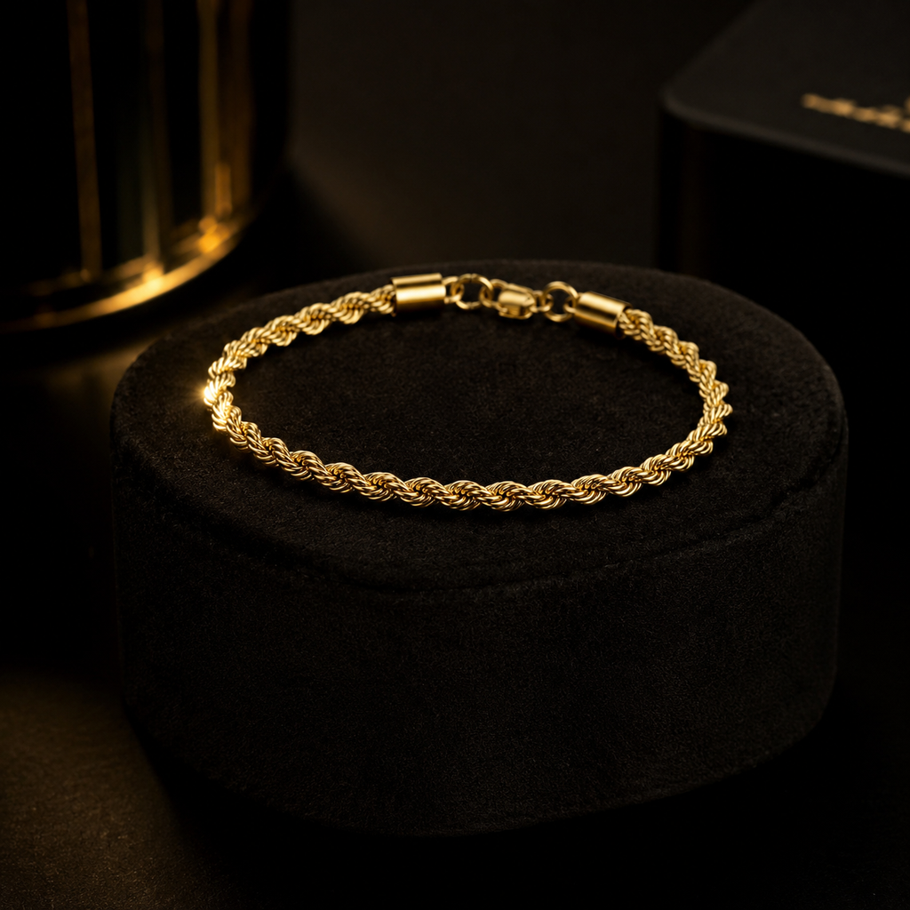 KUSARI — Bracelet Chaîne Torsadée