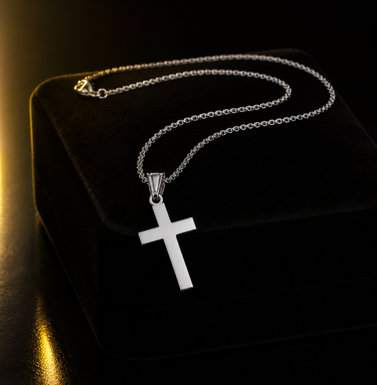 JUJIKA — Collier Croix Chaîne Serpent