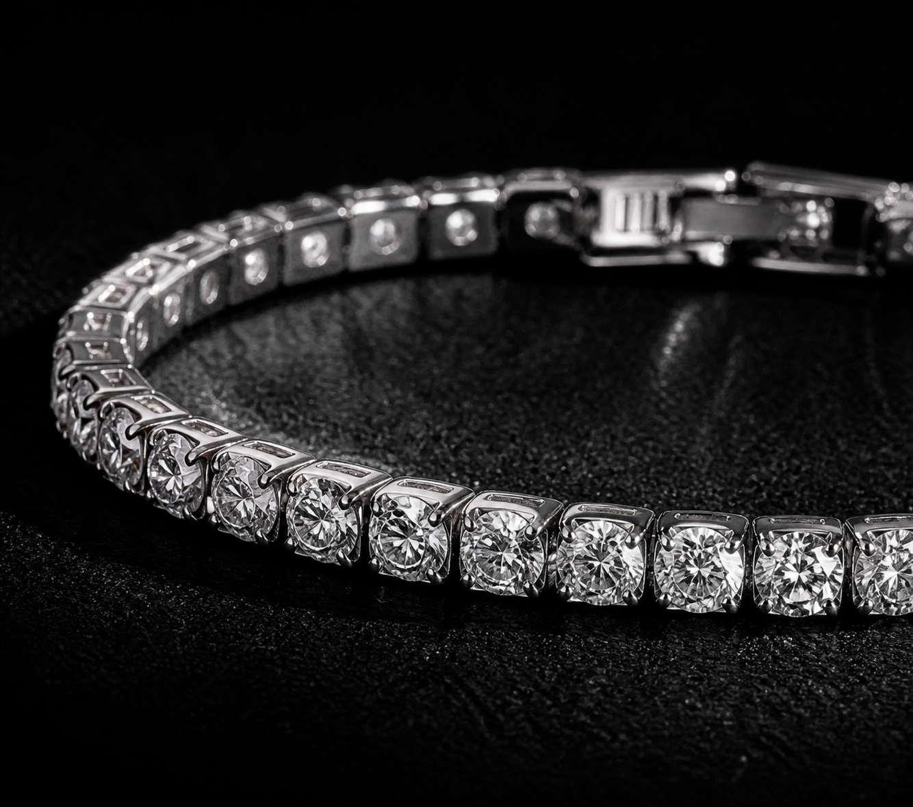 SHIZUKU — Bracelet Tennis Argent 925