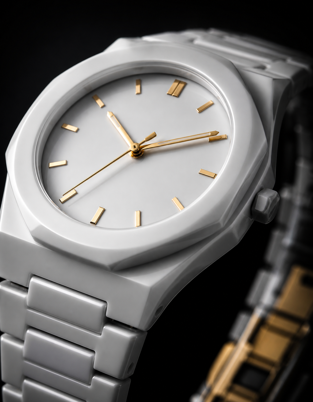 YORU — Montre Octogonale Noire
