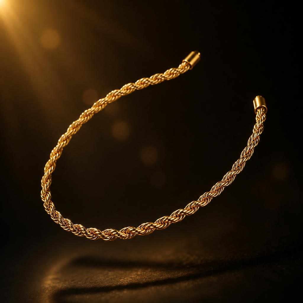 KUSARI — Bracelet Chaîne Torsadée