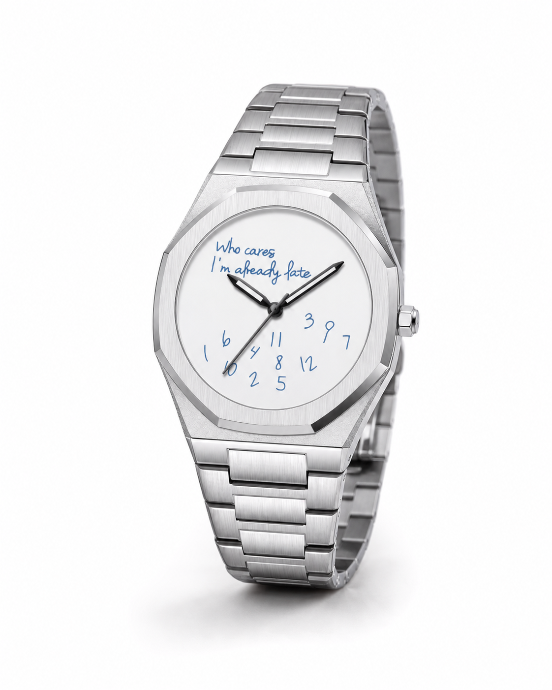 ATO — Montre Homme Cadran "Who Cares I'm Already Late"