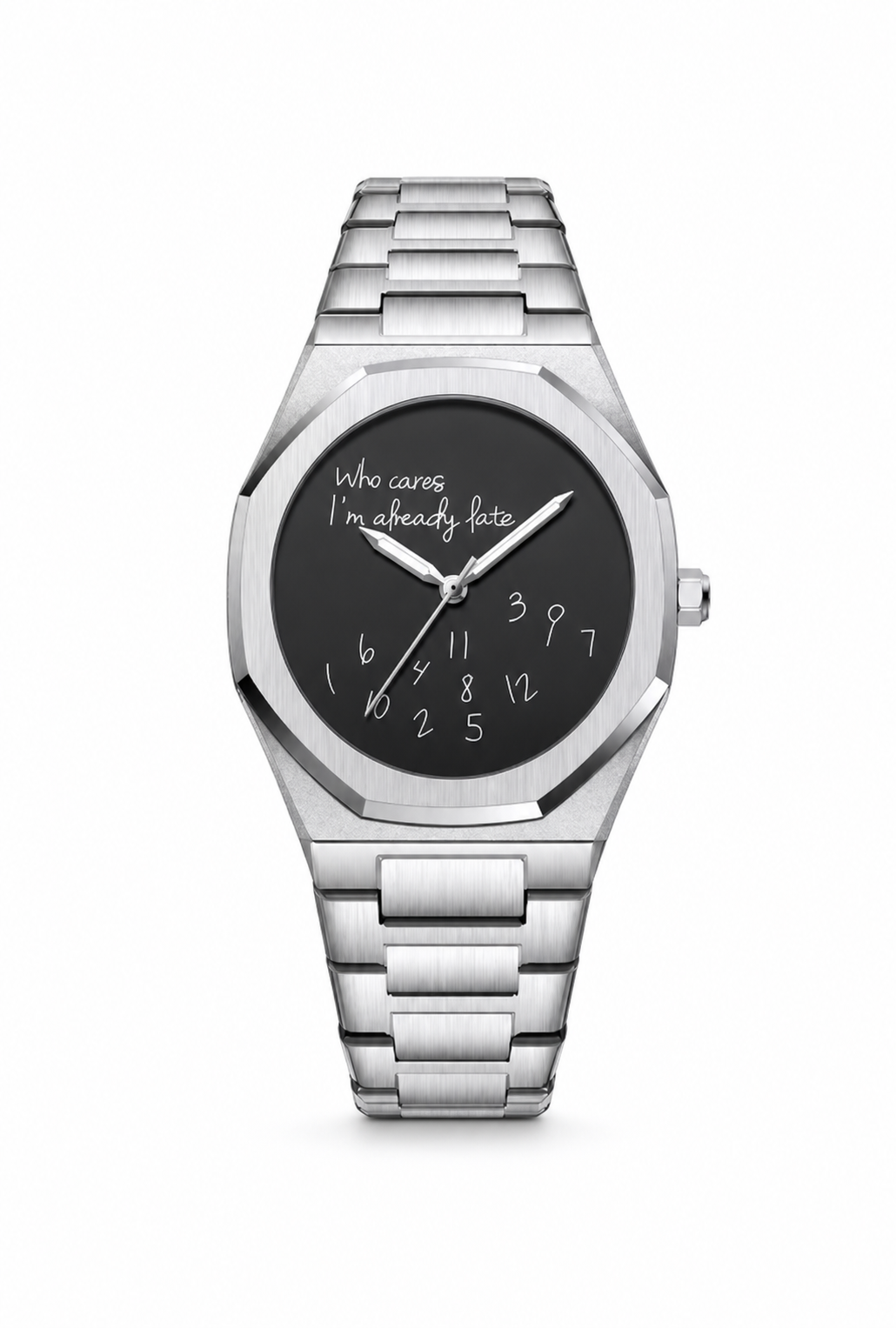 ATO — Montre Homme Cadran "Who Cares I'm Already Late"