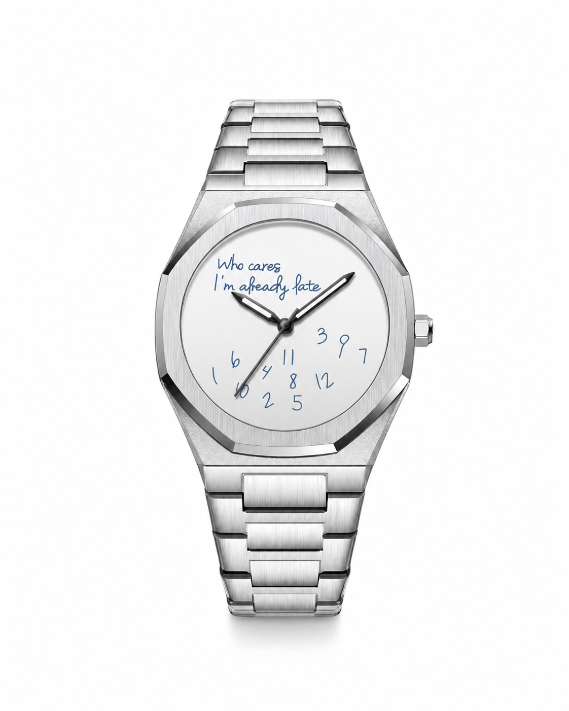 ATO — Montre Homme Cadran "Who Cares I'm Already Late"