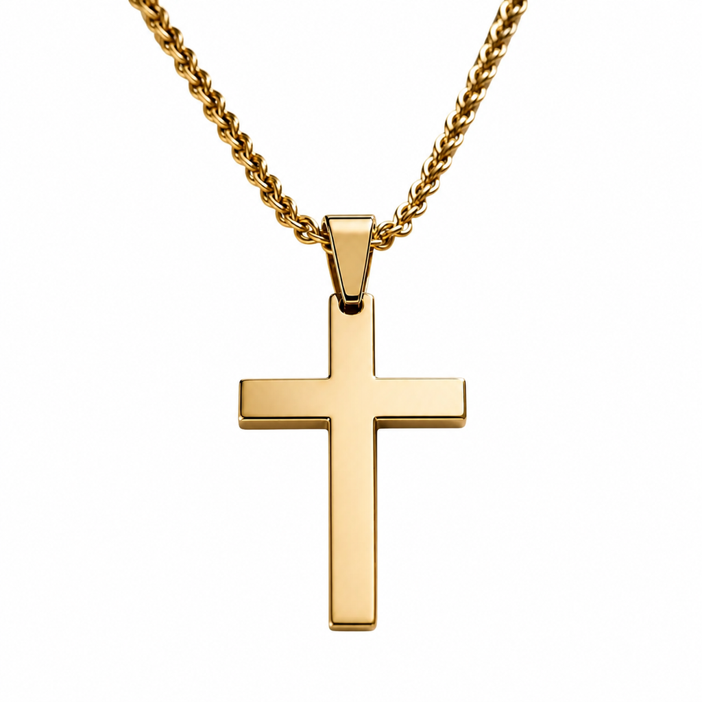 JUJIKA — Collier Croix Chaîne Serpent