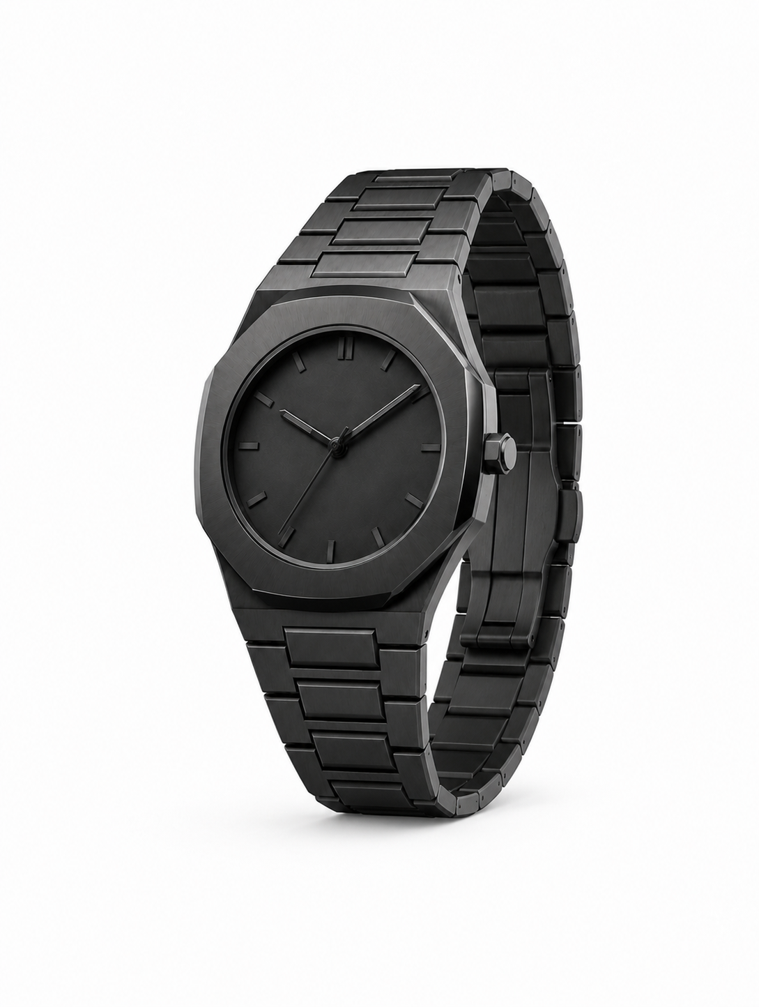 YORU — Montre Octogonale Noire