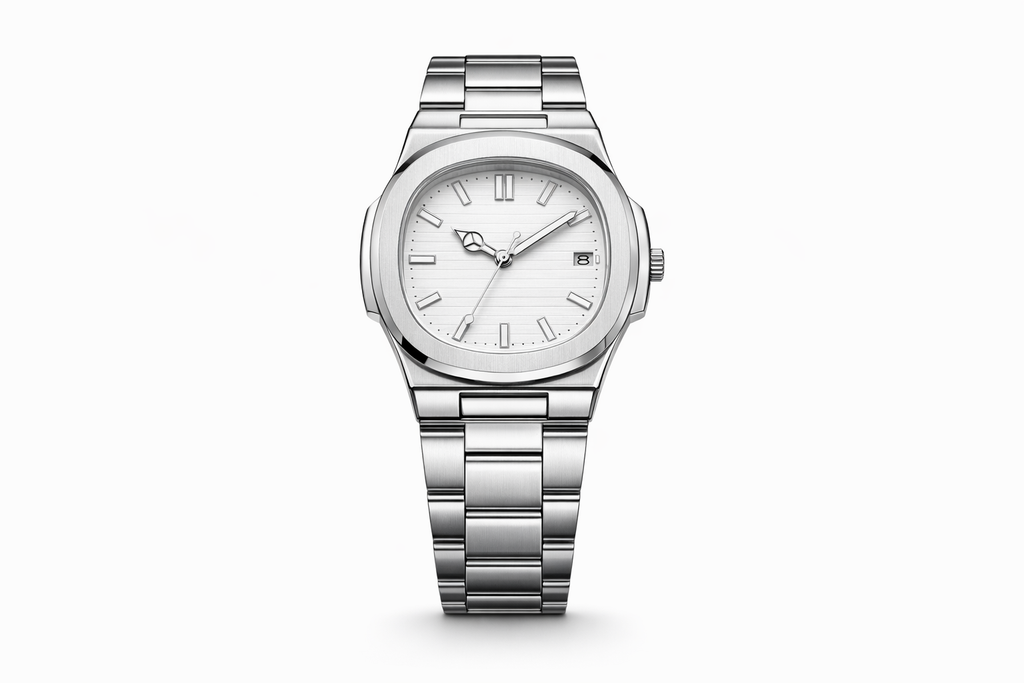 SUI — Montre Homme Bracelet Intégré Acier Inoxydable