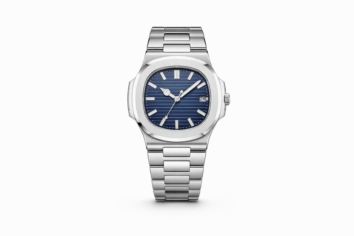 SUI — Montre Homme Bracelet Intégré Acier Inoxydable