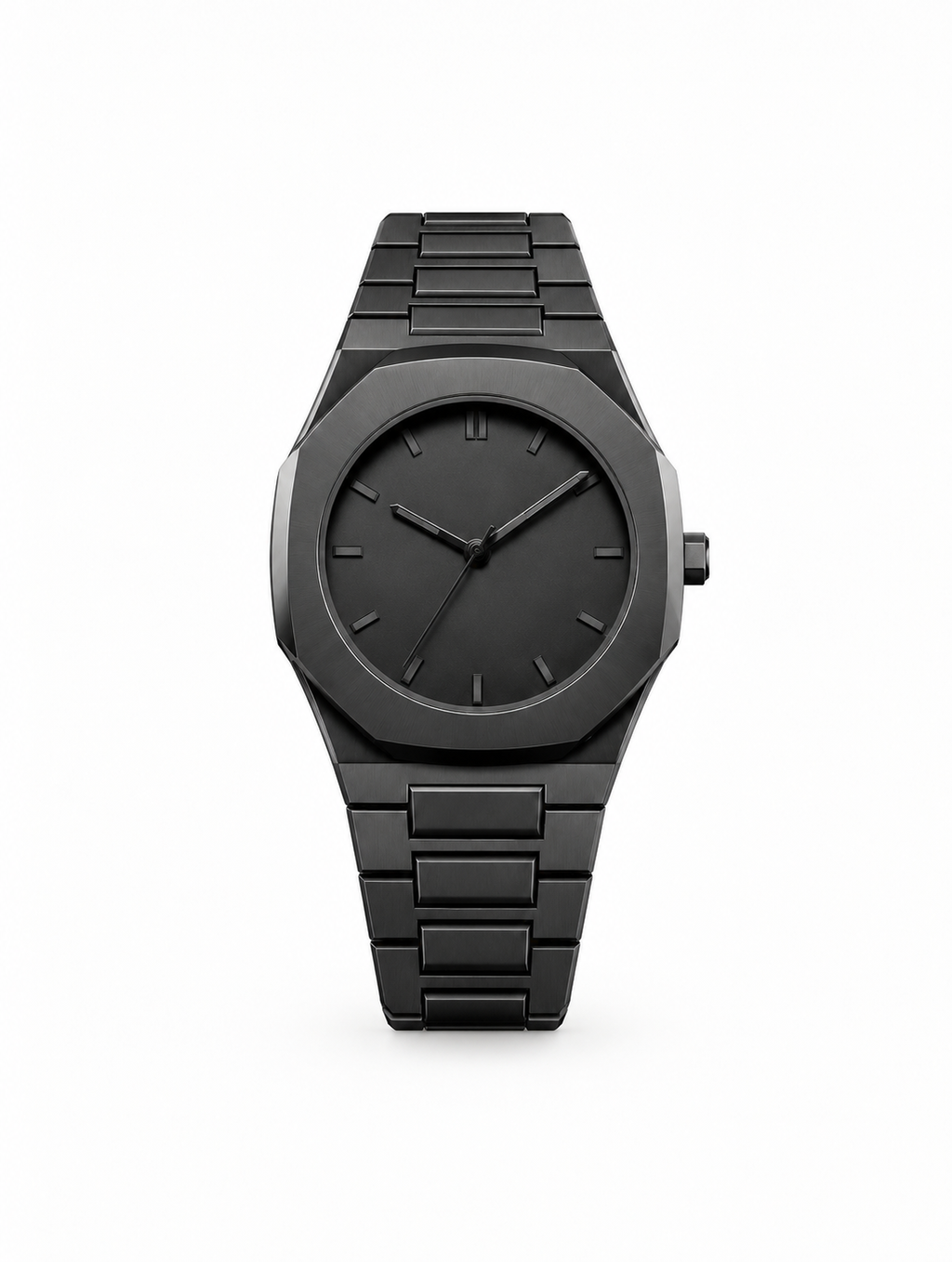 YORU — Montre Octogonale Noire