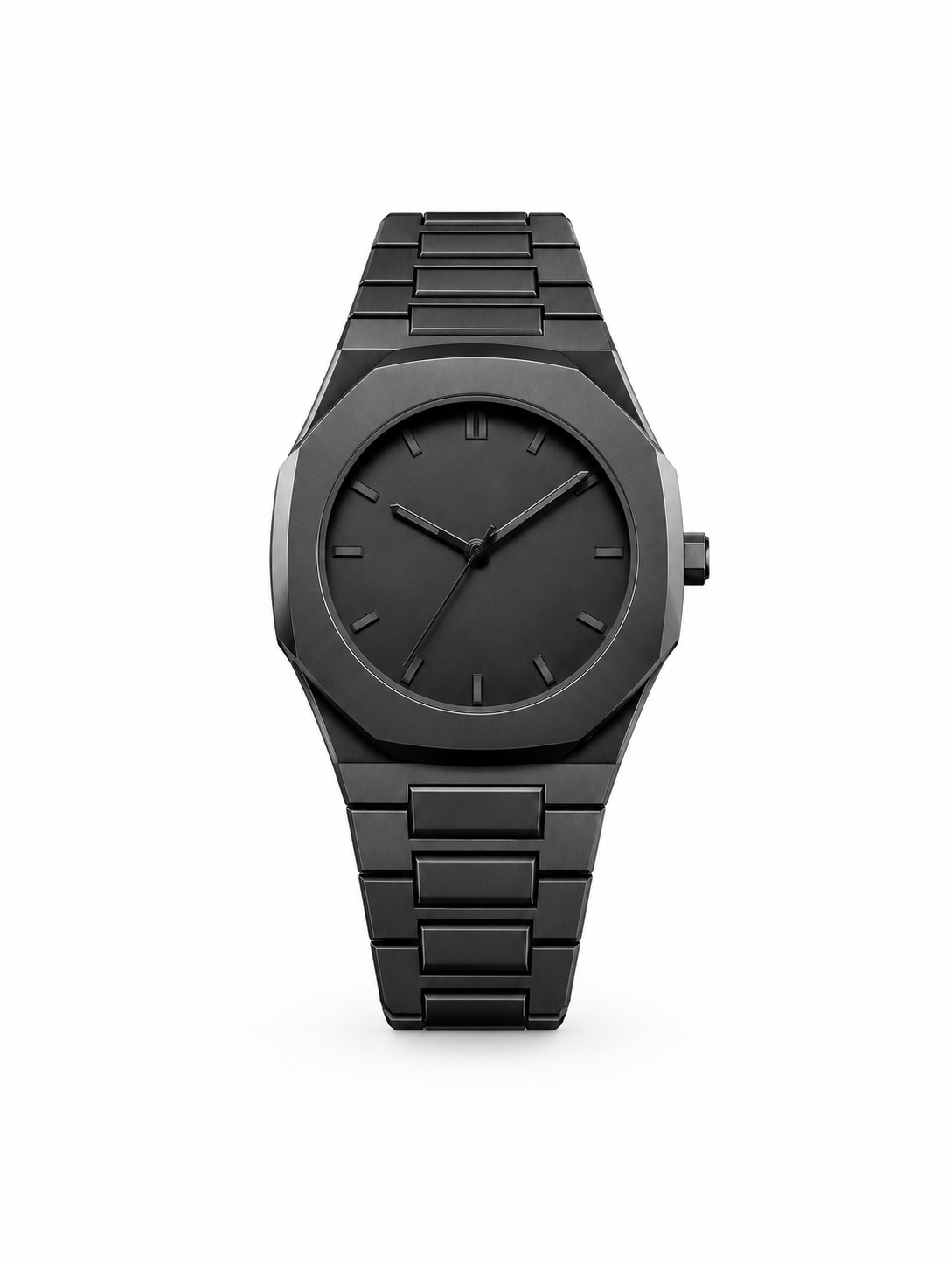 YORU — Montre Octogonale Noire